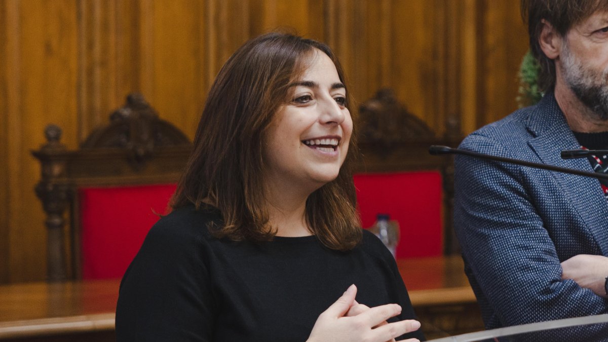 La alcaldesa de Palencia, Miriam Andrés.