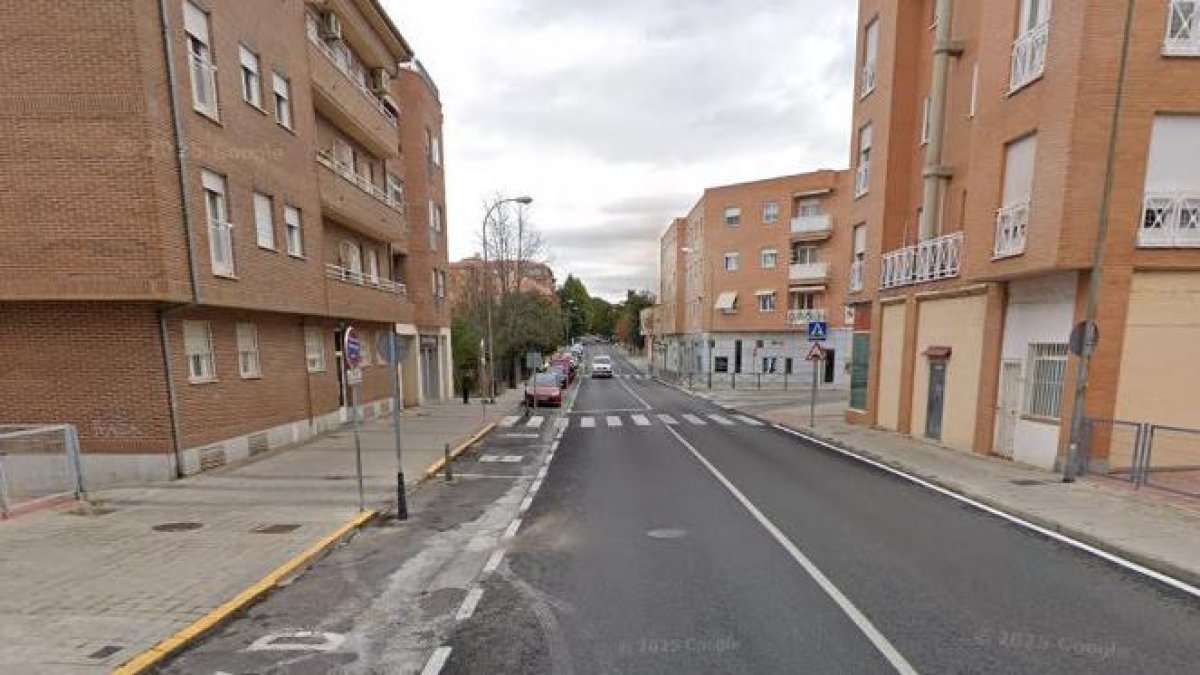 Carretera de Villacastín, a la altura del número 11, en Segovia.