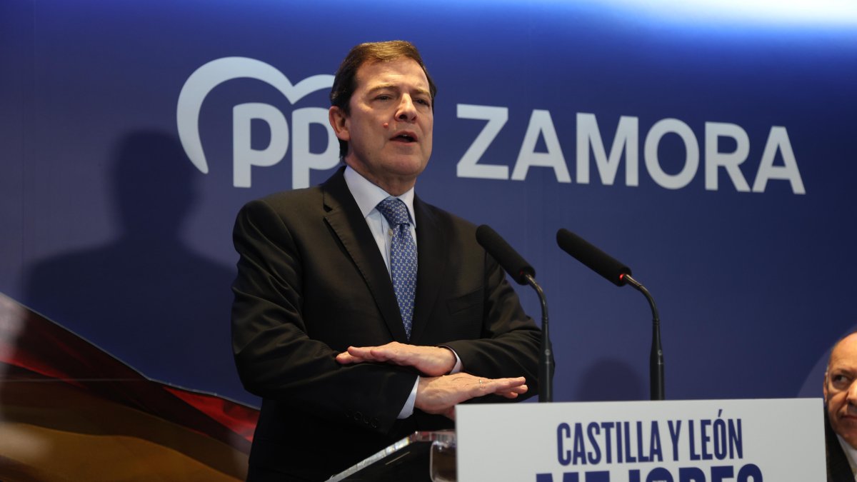Alfonso Fernández Mañueco, en una imagen de archivo.