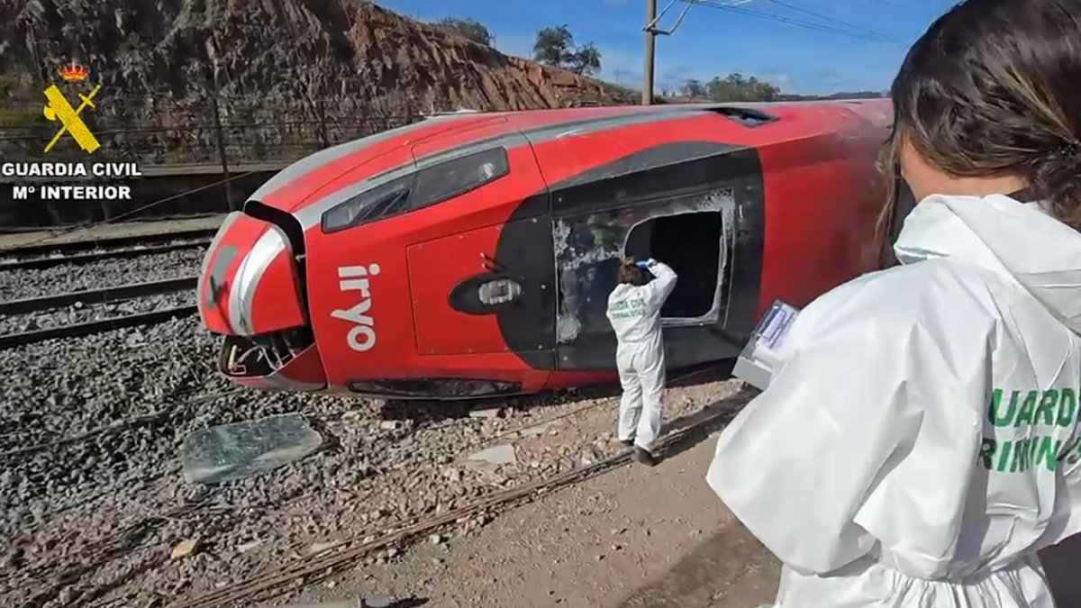 Lugar del accidente de trenes cerca de Adamuz