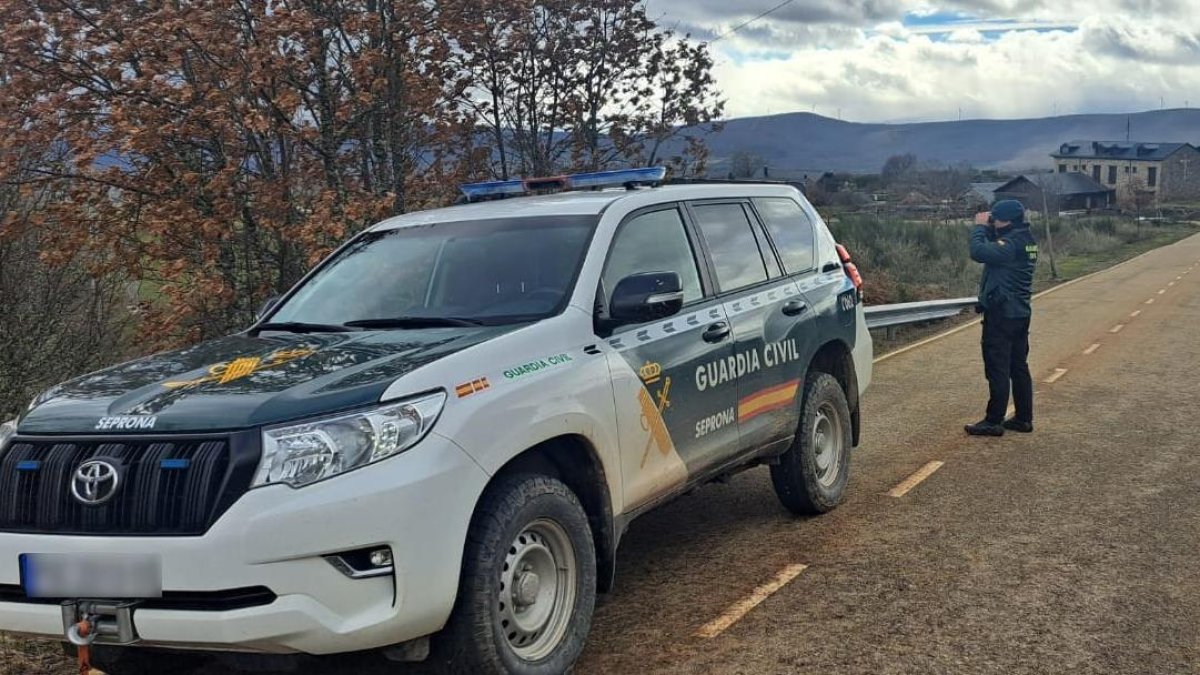 Guardia Civil en las labores de búsqueda.