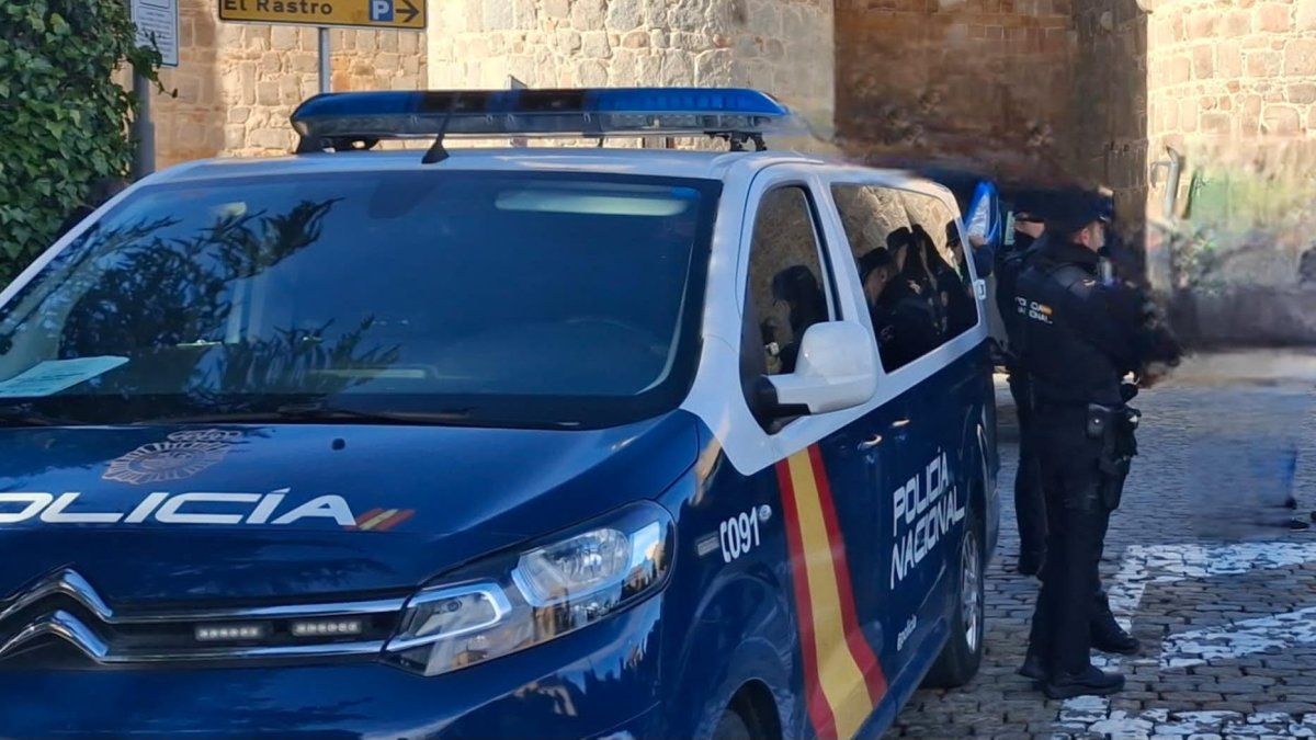 Policía Nacional en Ávila en una imagen de archivo