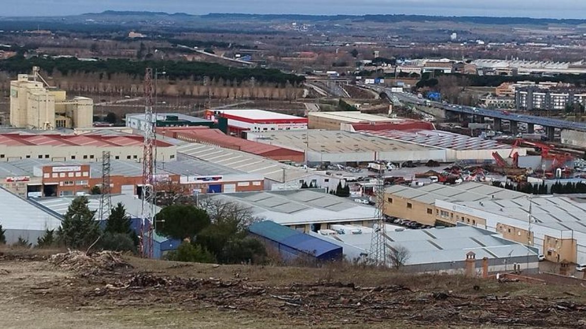 Polígono industrial de Valladolid.