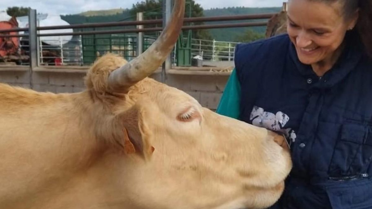 Elena Laguno, presidenta del Colegio de Veterinarios de Zamora.