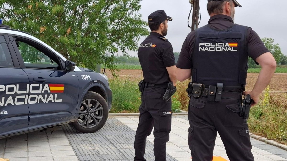 Agentes de la Policía Nacional, cuerpo interviniente en la detención.