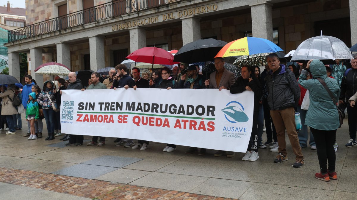 Imagen de archivo una de las concentraciones de Ausave en Zamora.