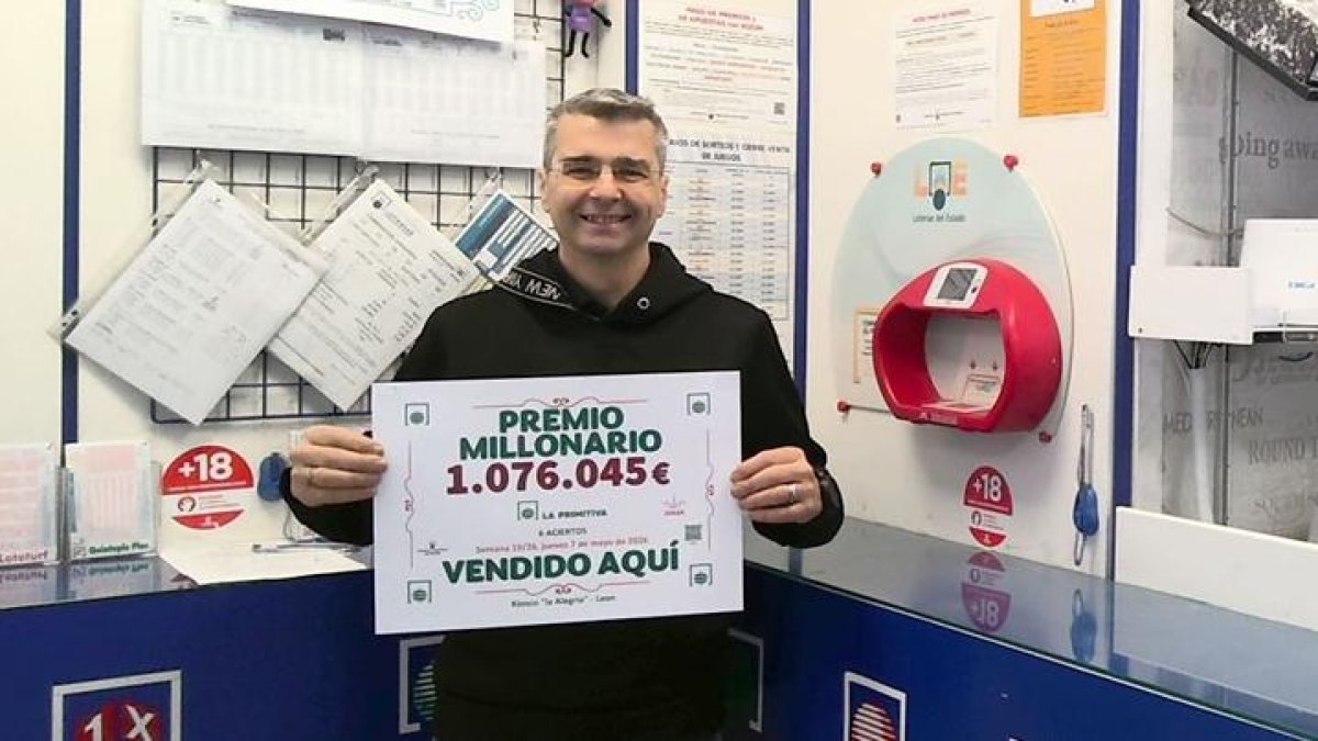El quiosco La Alegría de León.