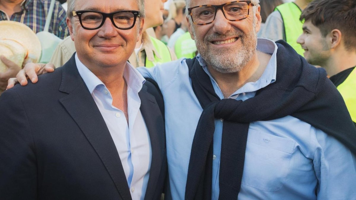 Pollán junto a Gavira, candidato de VOX a la Presidencia de Andalucía