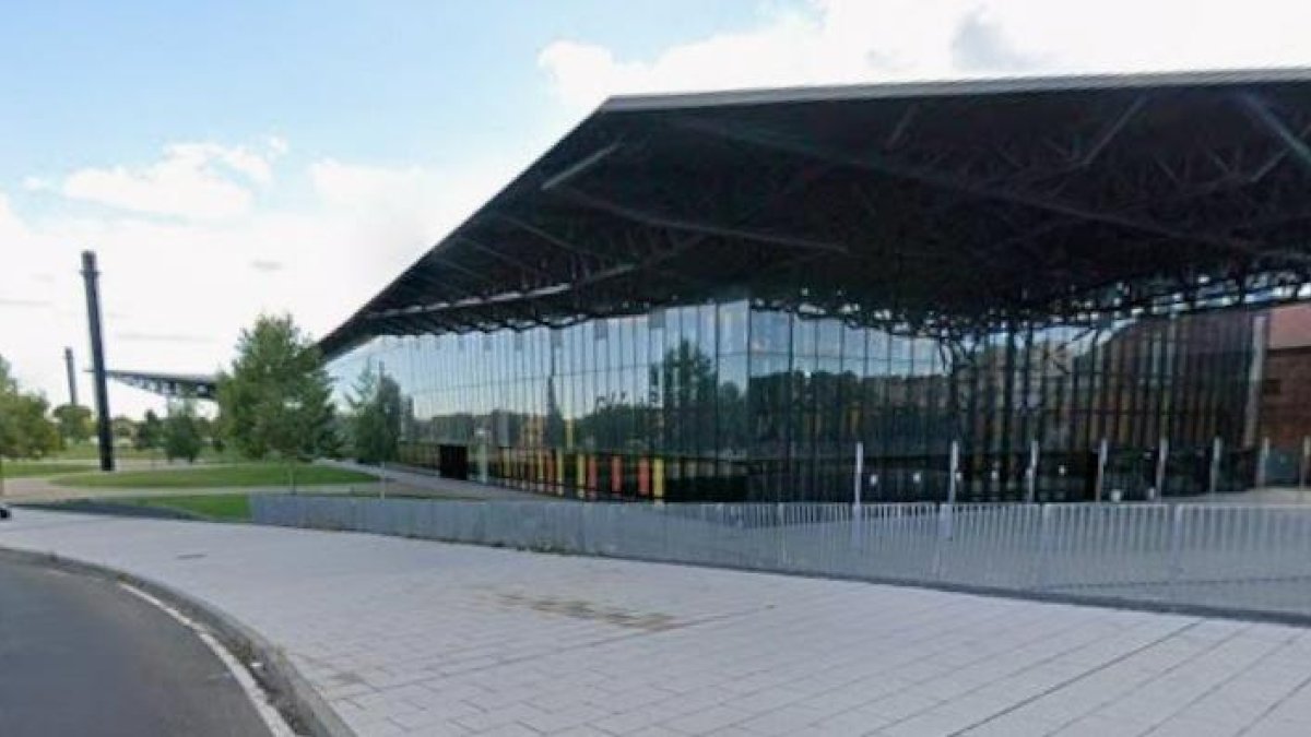 Palacio de Congresos de León, zona donde ocurrió el suceso.