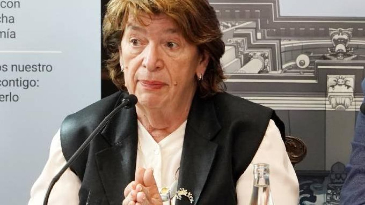 La subgobernadora del Banco de España, Soledad Núñez, presenta el Informe de Inclusión Financiera en España en la sede de la sucursal de Valladolid.