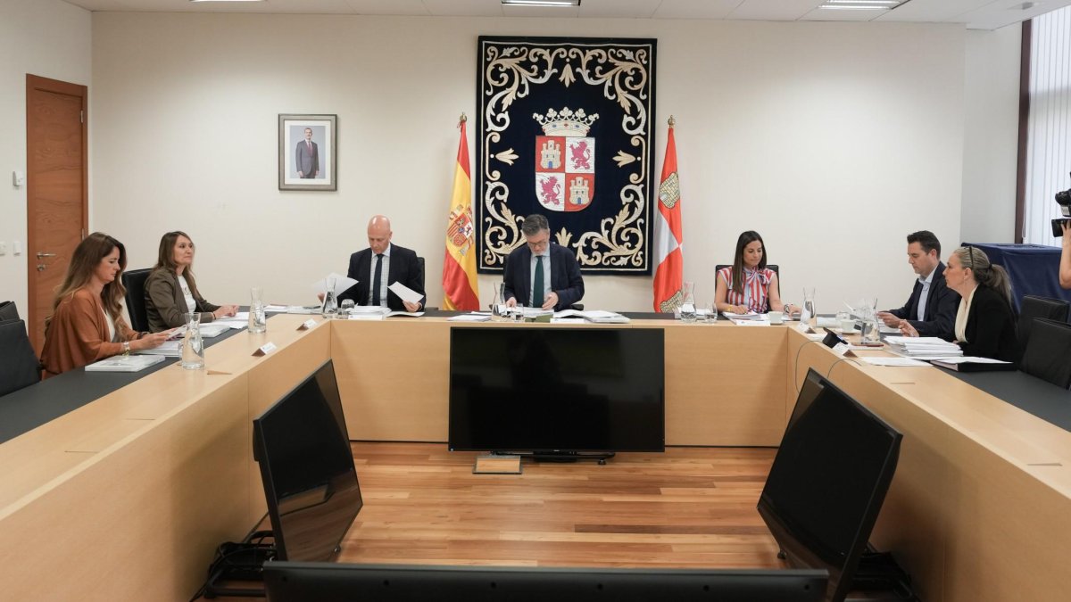 Reunión de la Mesa de las Cortes de este jueves.