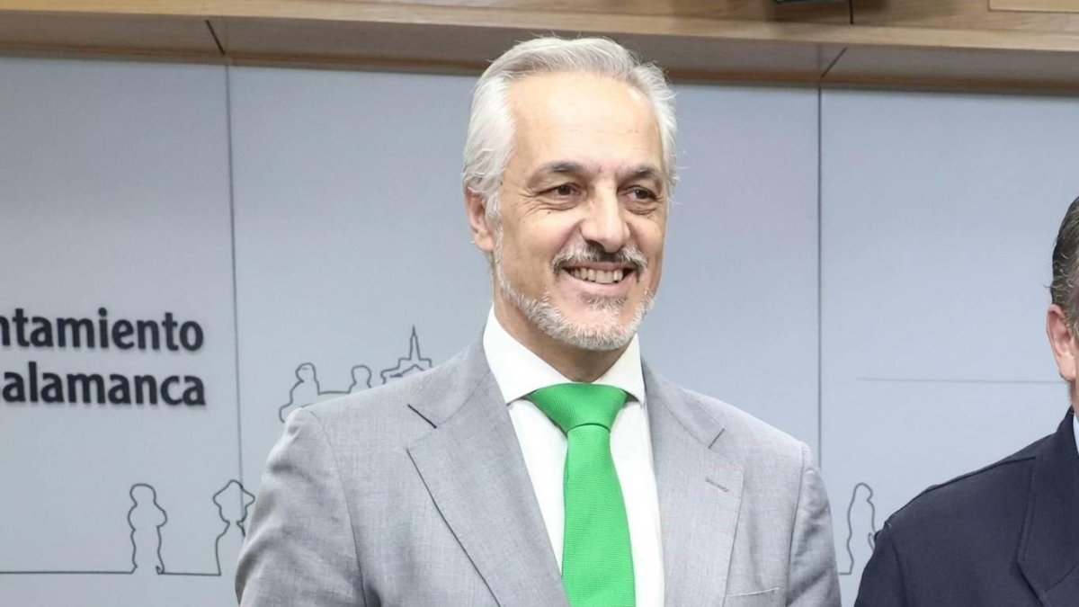 El concejal Alejandro Pérez de la Sota, en una imagen de redes de Vox Salamanca.