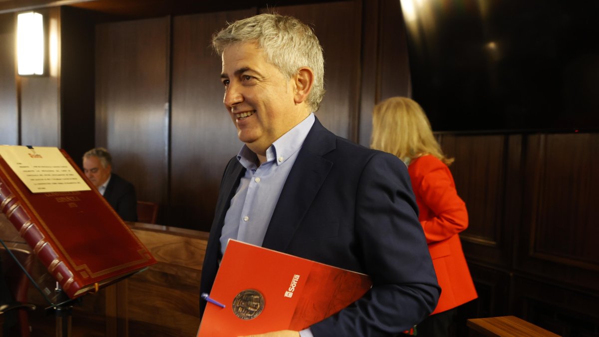 Javier Antón, en una imagen de archivo el día de su toma de posesión.