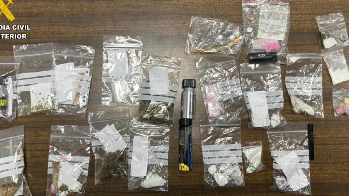 Drogas incautadas por la Guardia Civil