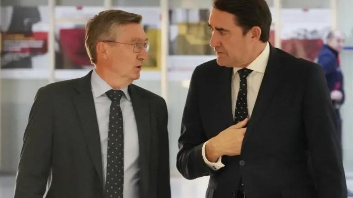 José Ángel Arranz y Juan Carlos Suárez Quiñones, en una imagen de archivo.