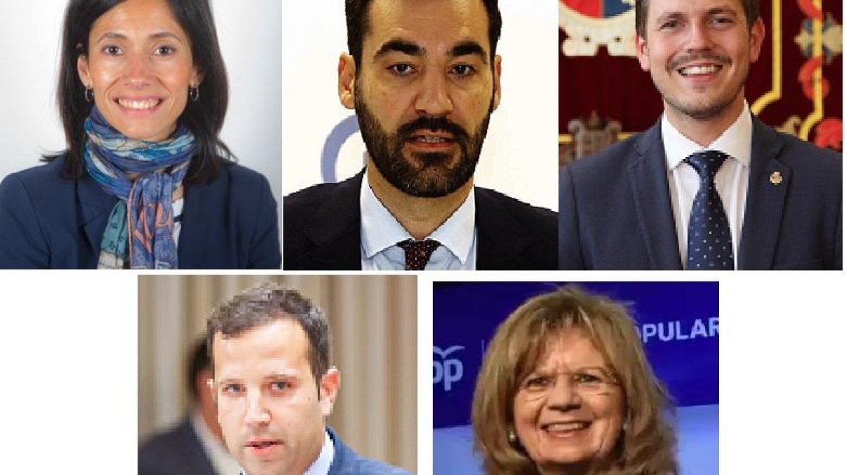 Patricia Rodríguez (Ávila), David Fernández (León), Víctor Torres (Palencia), Javier Jiménez (Soria) y Elvira Velasco (Zamora).