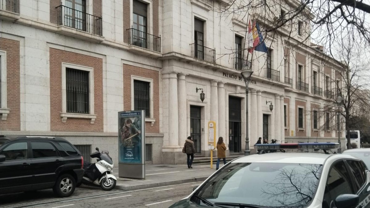 Fachada de la Audiencia Provincial de Valladolid.