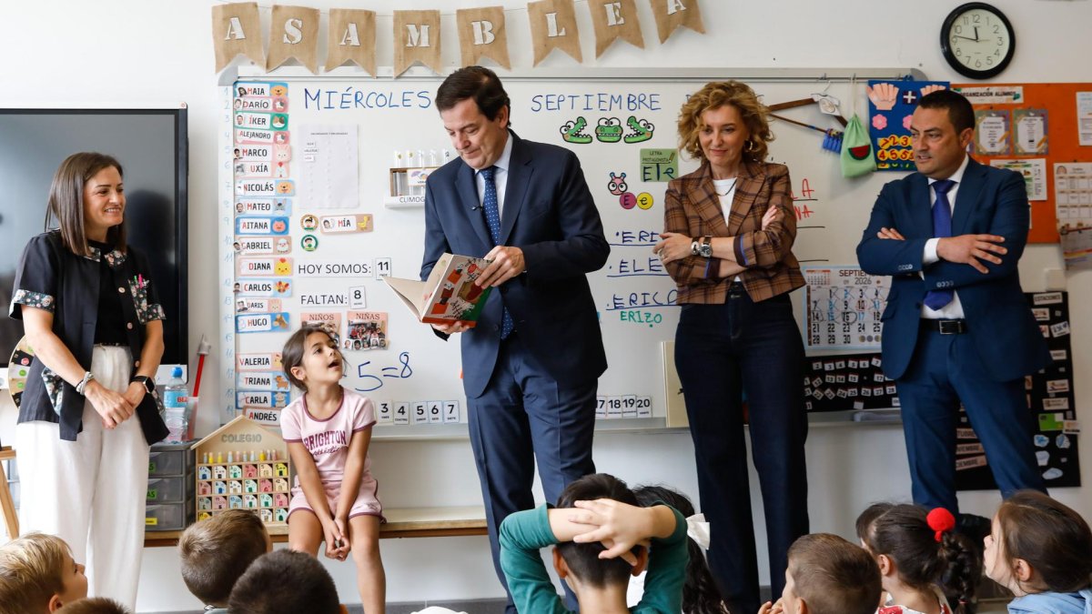 El presidente de la Junta, Alfonso Fernández Mañueco, inaugura el curso 2026-2027.