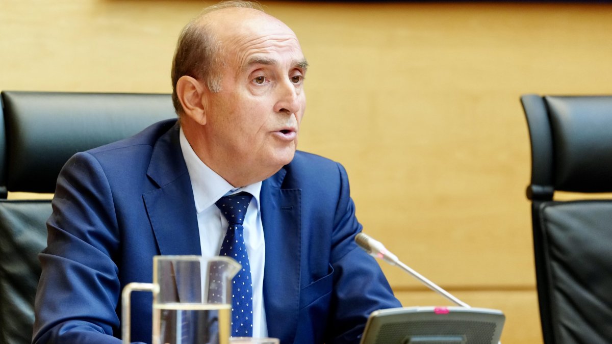 Tomás Quintana, en su última comparecencia en las Cortes de Castilla y León como Comisionado de Transparencia.