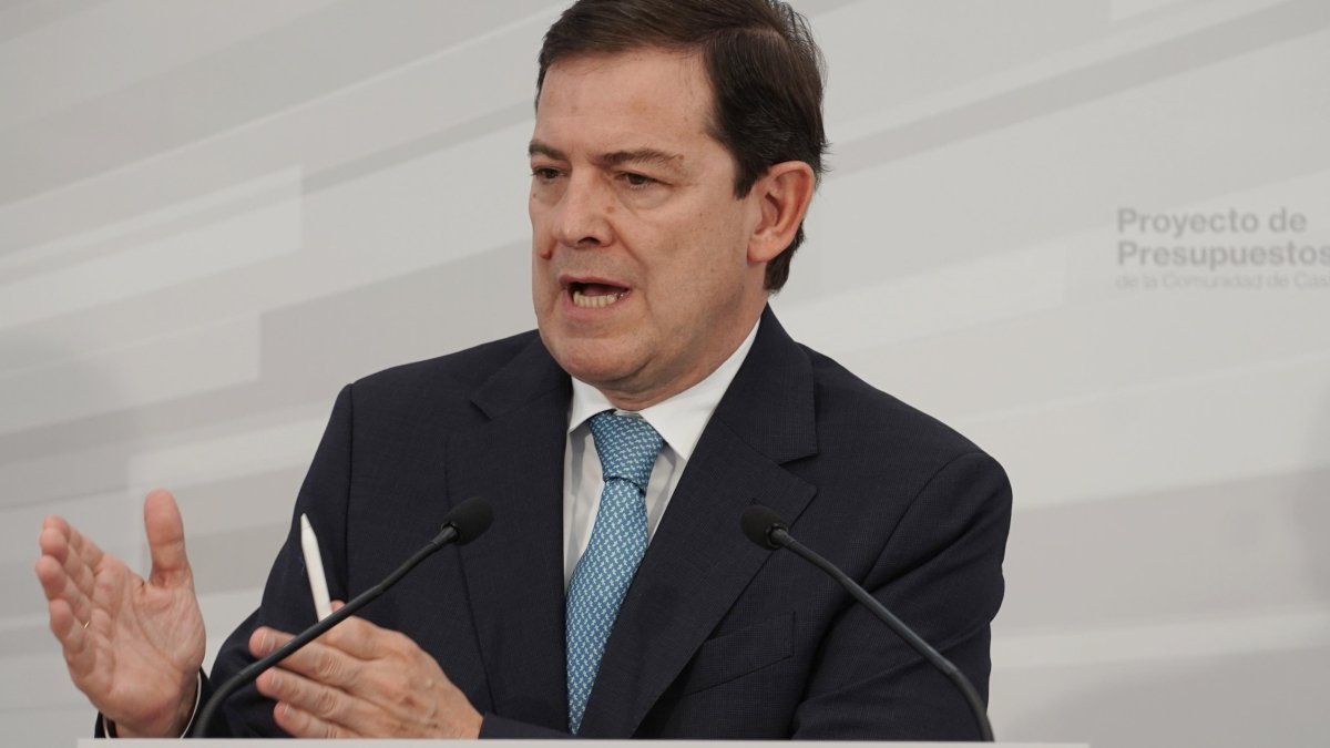 El presidente de la Junta, Alfonso Fernández Mañueco