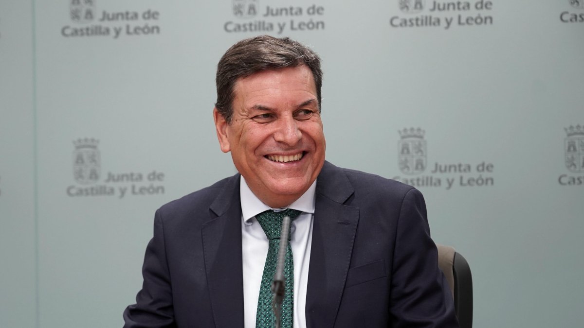 El consejero de Economía y Hacienda y portavoz de la Junta, Carlos Fernández Carriedo.