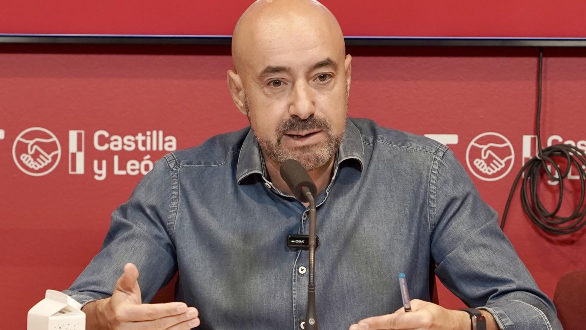 El secretario general de UGT Castilla y León, Óscar Lobo.