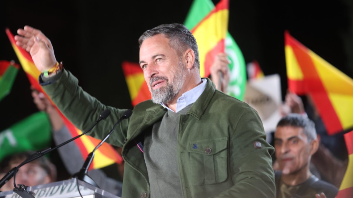 Mitin del presidente de VOX, Santiago Abascal, en Zamora