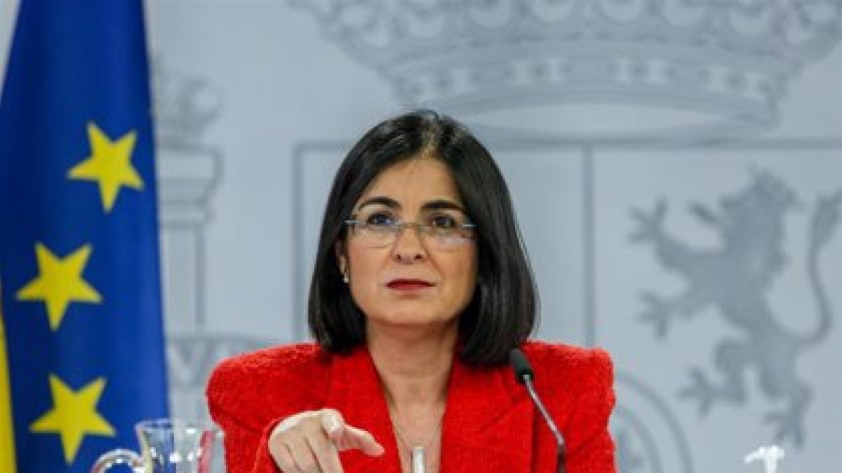 La ministra de Sanidad, Carolina Darias, en una imagen de archivo. E.P.