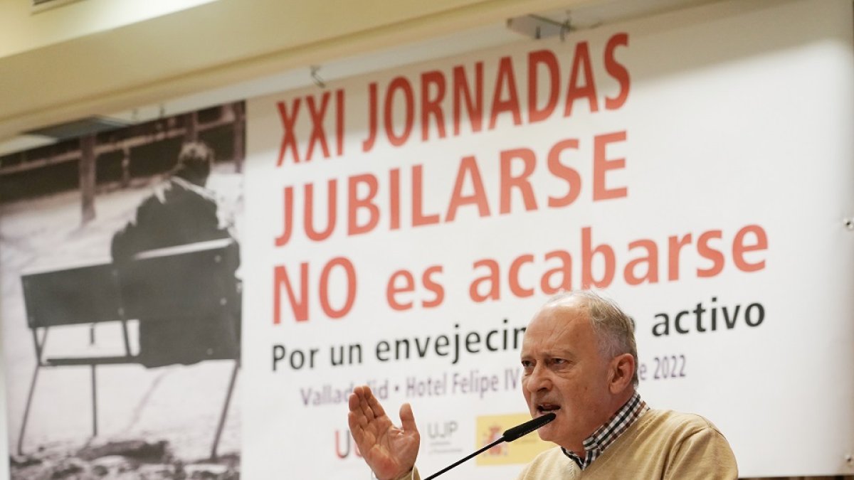 El secretario general de UGT Castilla y León, Faustino Temprano.- ICAL