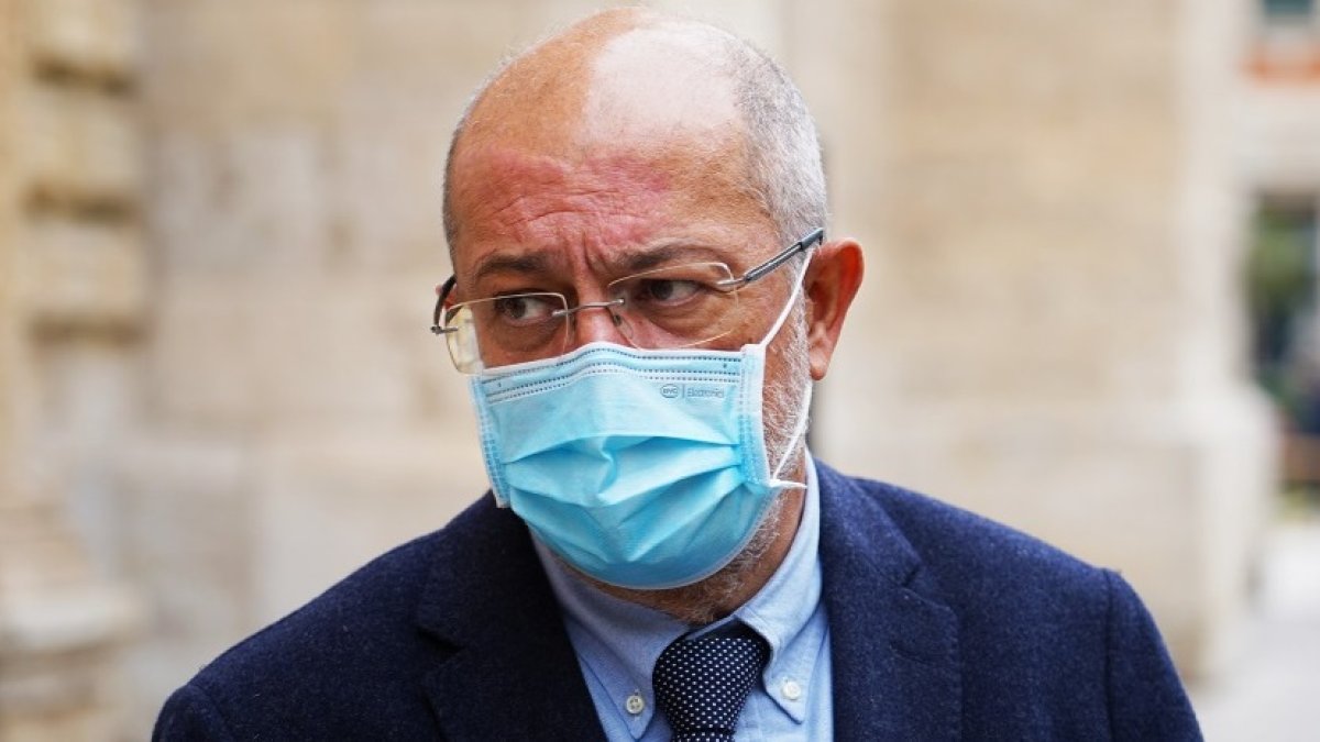 El vicepresidente de la Junta, Francisco Igea, esta mañana en Valladolid.- ICAL