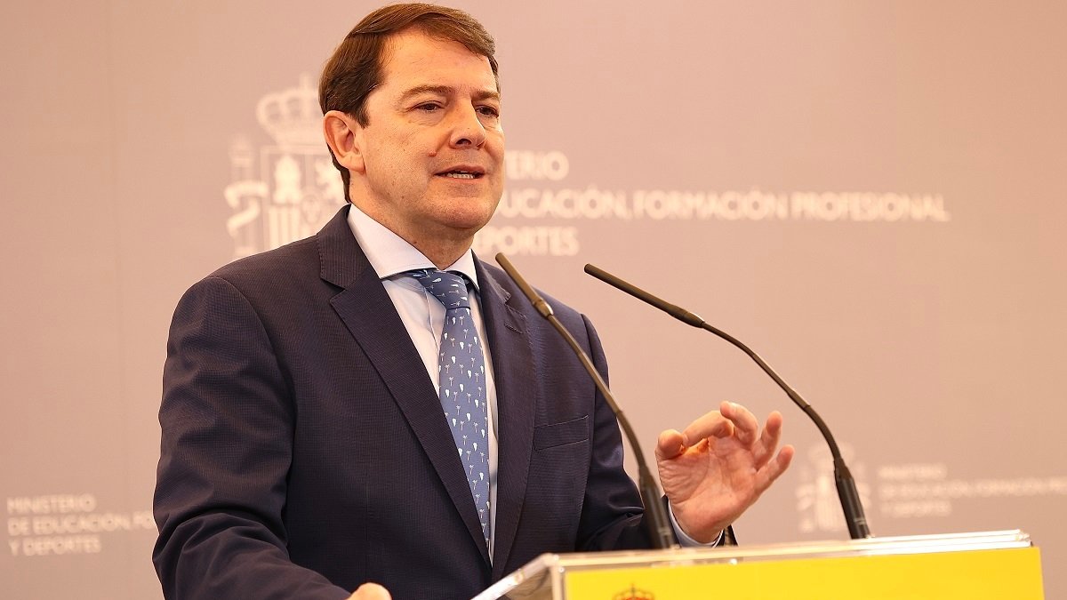 El presidente de la Junta de Castilla y León, Alfonso Fernández Mañueco.- ICAL