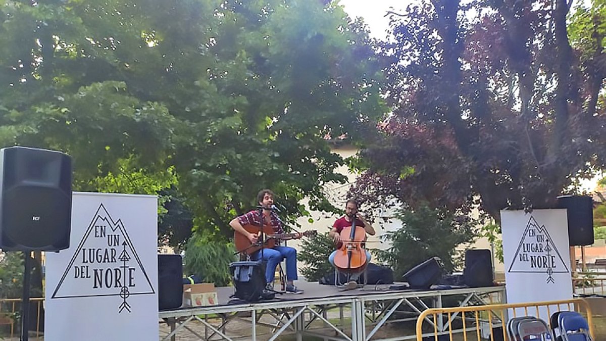Guille Jové en el concierto inaugural 'En un  lugar del Norte'.- ALBA CASTRILLO