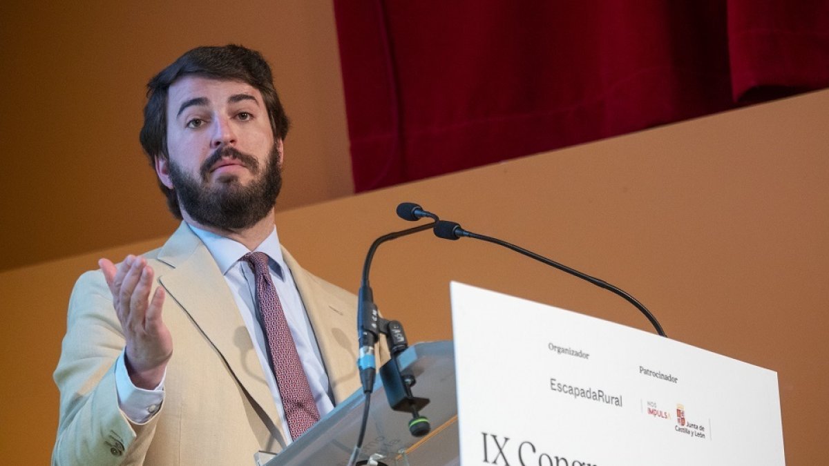 El vicepresidente de la Junta de Castilla y León, Juan García-Gallardo. ICAL