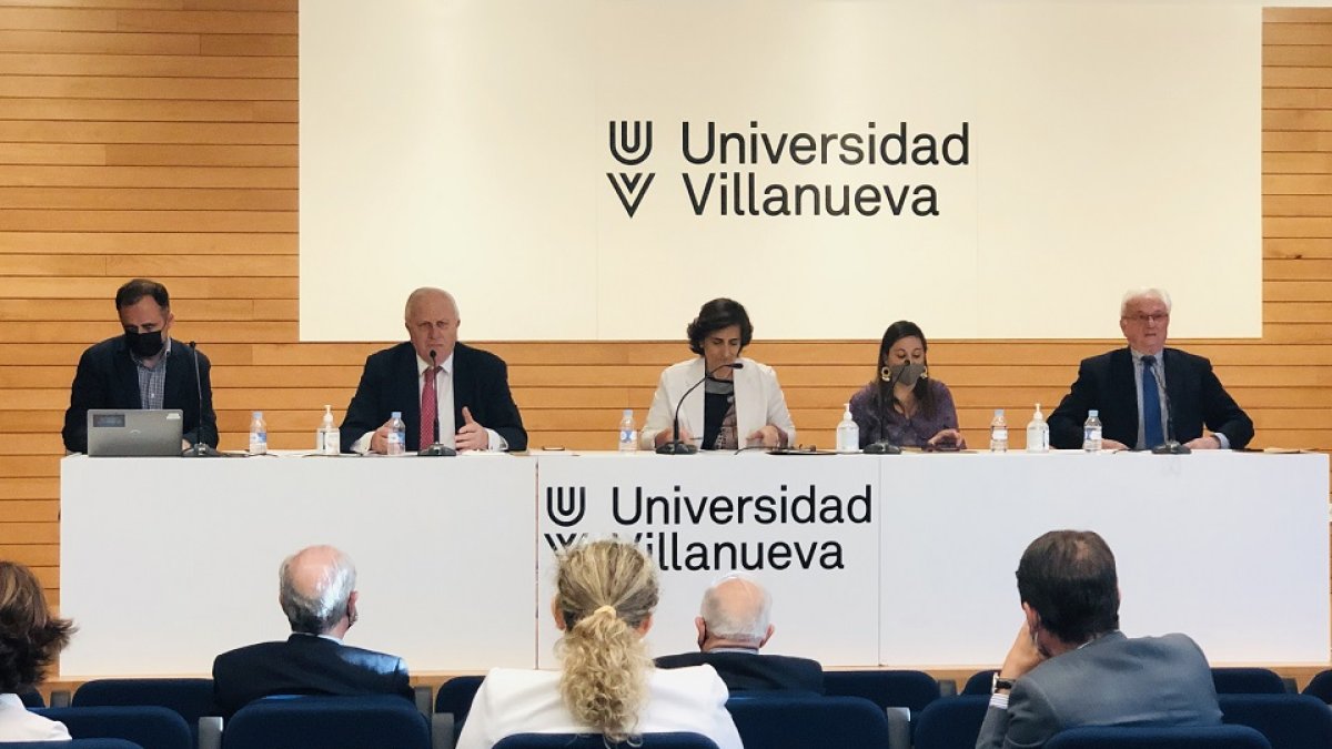 La Universidad Villanueva ha sido escenario de un debate entre profesionales y expertos de la información. - NATALIA DÁVILA