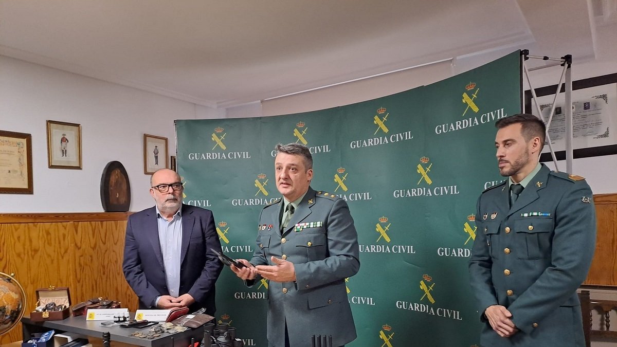 Material incautado en la Operación Jarrón. -GUARDIA CIVIL