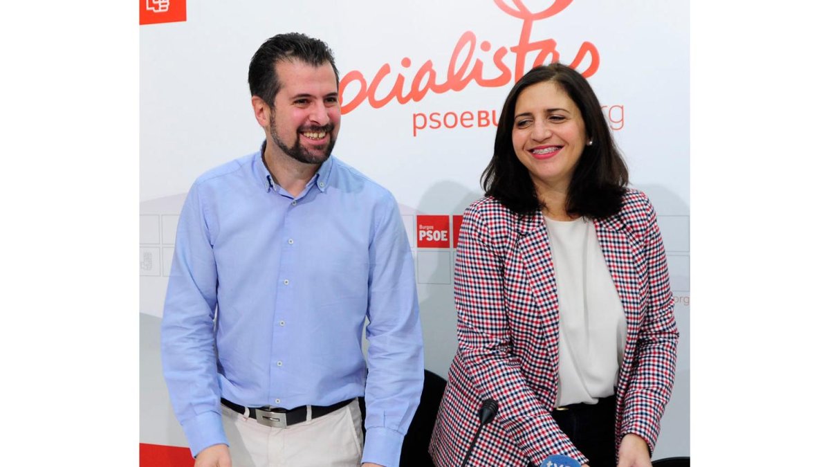 Luis Tudanca y Esther Peña. / ISRAEL L. MURILLO