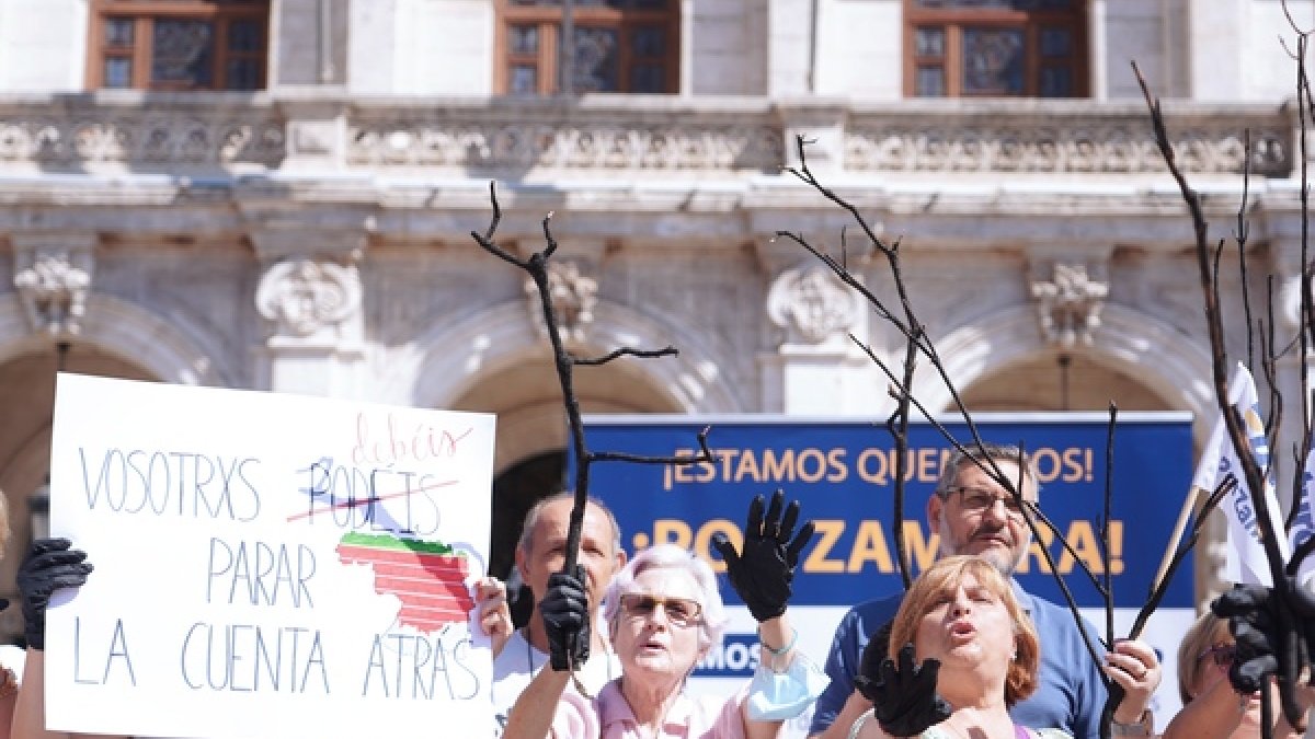 Futuro promueve una concentración de protesta en Valladolid para pedir soluciones por el incendio de la Sierra de la Culebra - ICAL