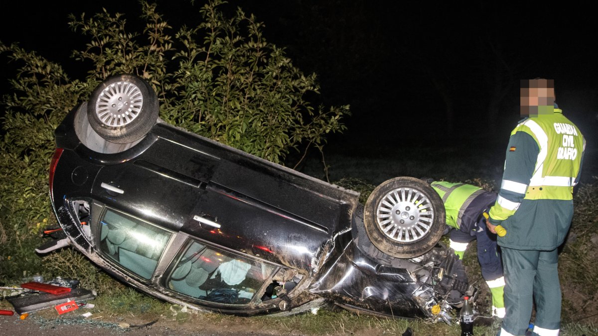 Imagen de archivo de un accidente de tráfico.- E.M.