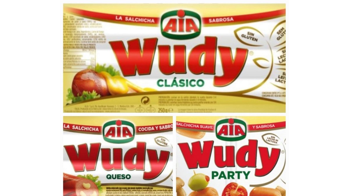 Paquetes de salchichas de la marca AIA retirados por un brote de listeria.