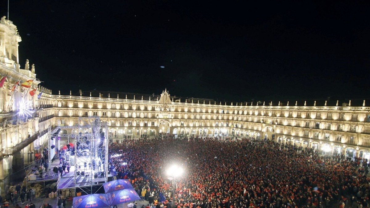 Celebración de la Nochevieja Universitaria en Salamanca. - EM