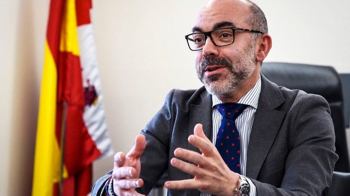 El consejero de Cultura y Turismo, Javier Ortega. MIGUEL ÁNGEL SANTOS / PHOTOGENIC
