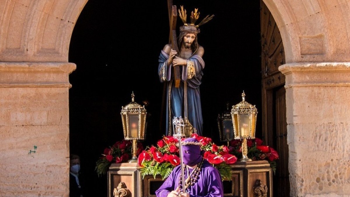 Semana Santa en Fuentesaúco (Zamora), en una imagen de archivo. -PACO MEDINA