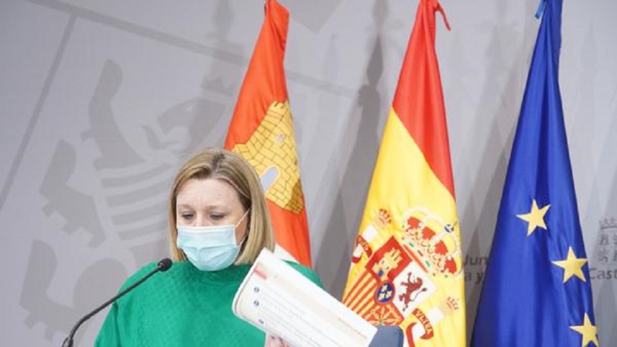 Isabel Blanco en un momento de su comparecencia