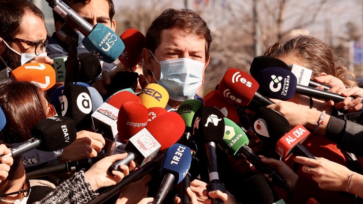 El presidente del Partido Popular de Castilla y León Alfonso Fernández Mañueco.- ICAL