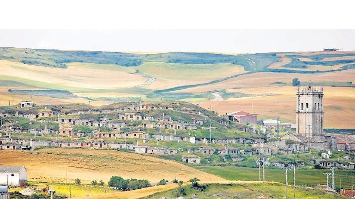 Imagen del pueblo de Baltanás, capital de la comarca de El Cerrato. / DIPUTACIÓN DE PALENCIA