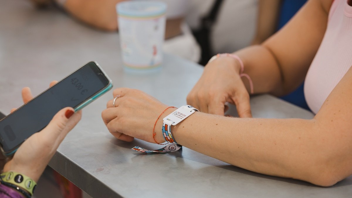 Pulsera 'cashless' del Festival Sonorama Ribera 2023. -RODRIGO MENA