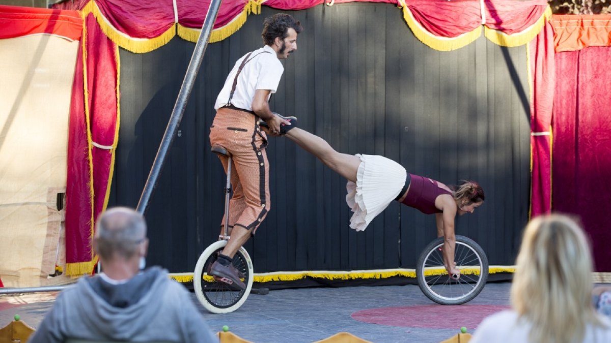 Espectáculo ‘Circ a la fresca’ del Circ Bover, dentro de la programación del VIII Festival Internacional de Circo de Castilla y León, Cir&co. - ICAL