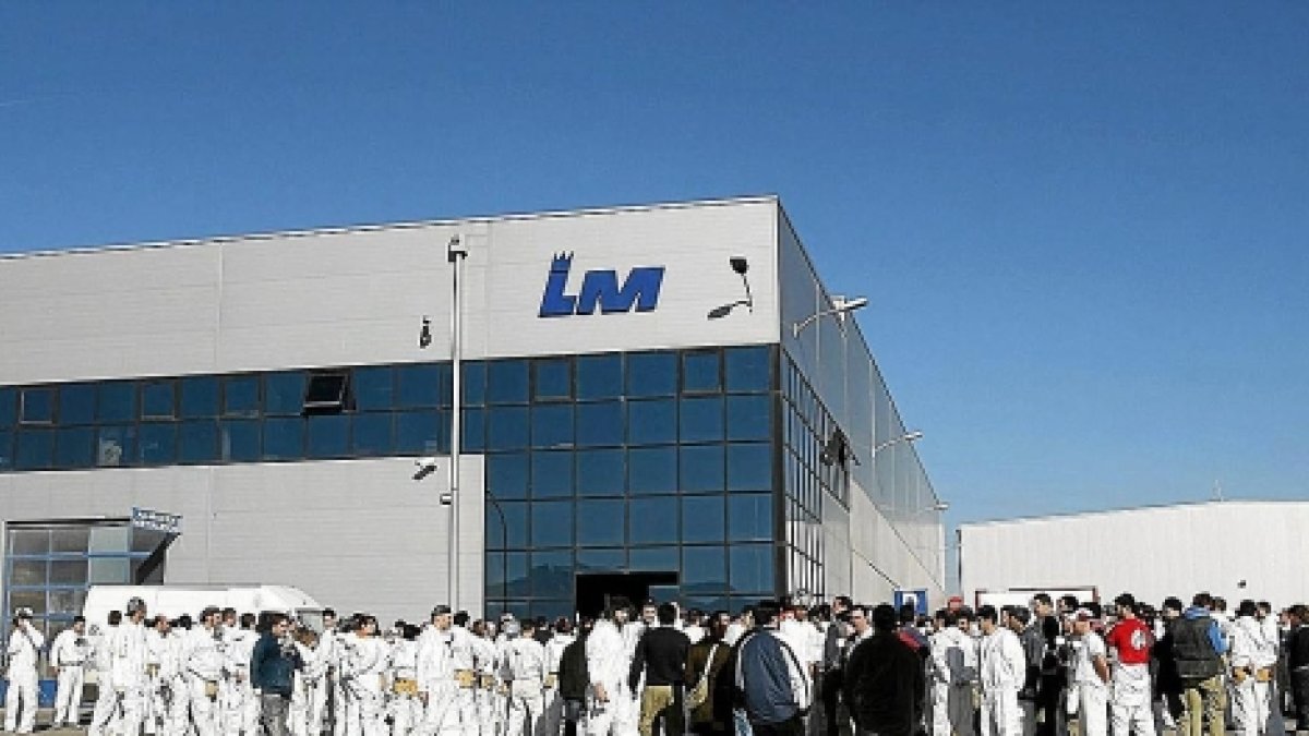 Imagen de archivo de la empresa LM Wind Power de Ponferrada. -E.M.