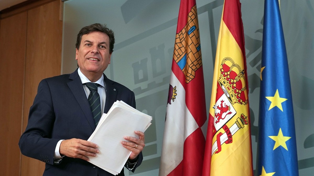 El portavoz de la Junta de Castilla y León, Carlos Fernández Carriedo.- ICAL
