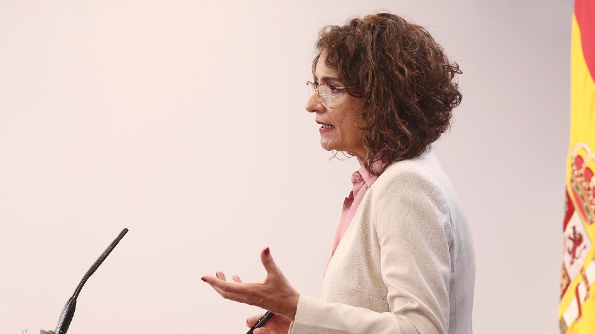 La ministra María Jesús Montero. -E. PRESS